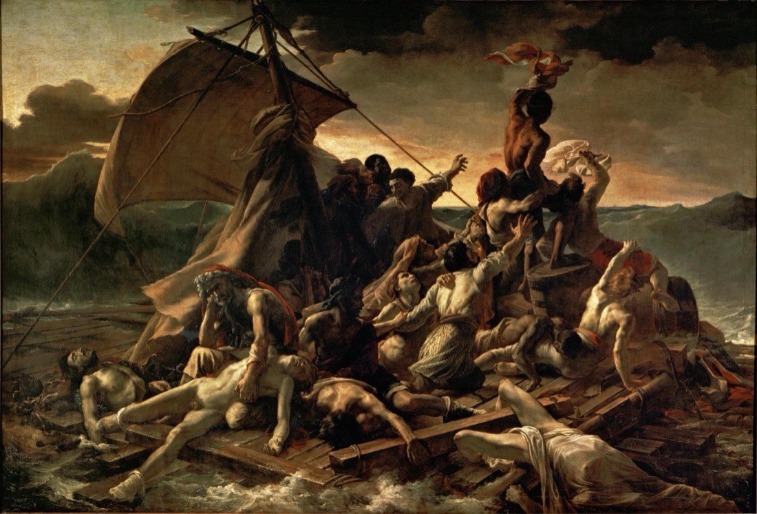Le Radeau de la Méduse, peinture de Théodore Géricault, au musée du Louvre